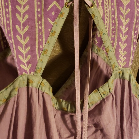 Free People Purple Tank Top With A Open Back - Picture 7 of 7